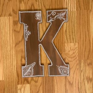 K Handpainted Wall Decor